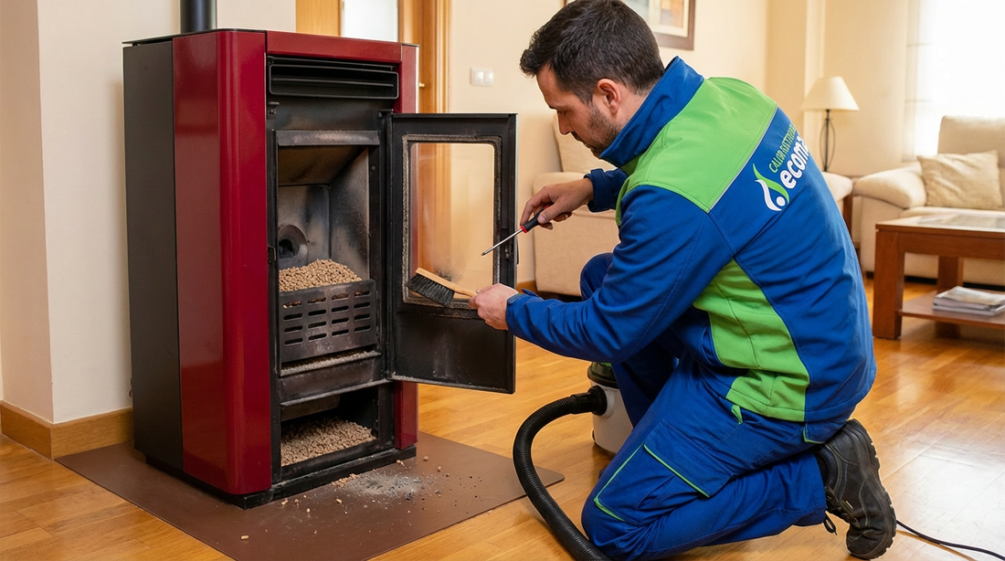 Cuándo hacer mantención a una estufa a pellet (y por qué no esperar al invierno)