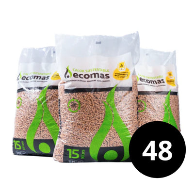 48 Bolsas Pellet 15 Kg