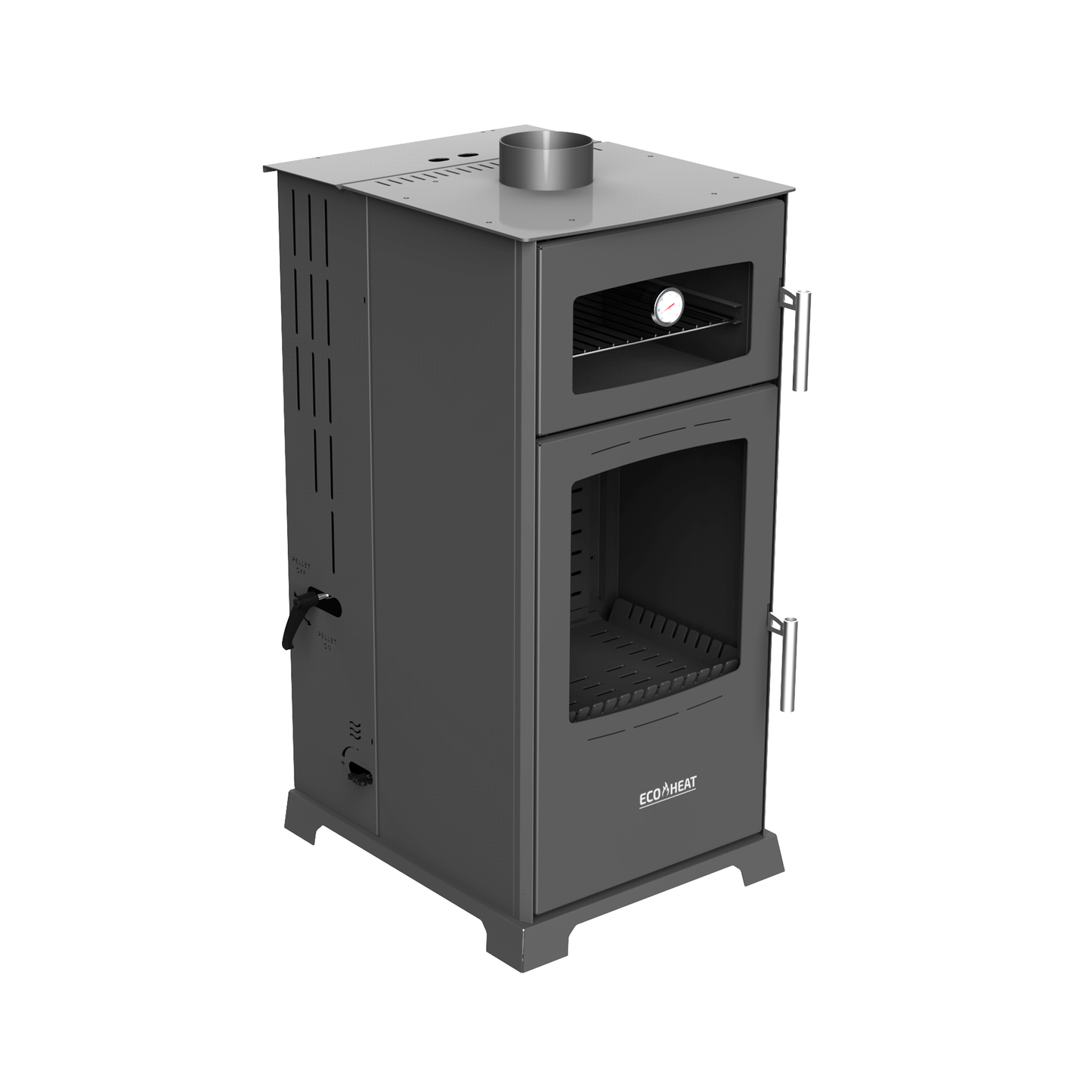 Lenga 12 kw Cocina | Estufa a pellet sin electricidad